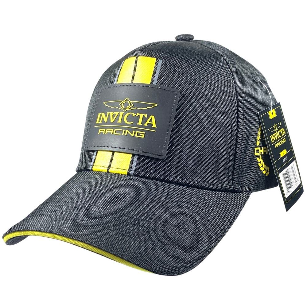 Invicta Racing Gear Striped Motorsports Hat Mens OSFA Model IG0343 Watch NWT